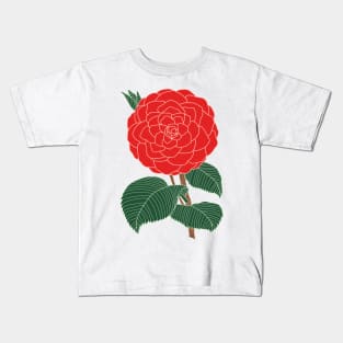 Red Dahlia Kids T-Shirt